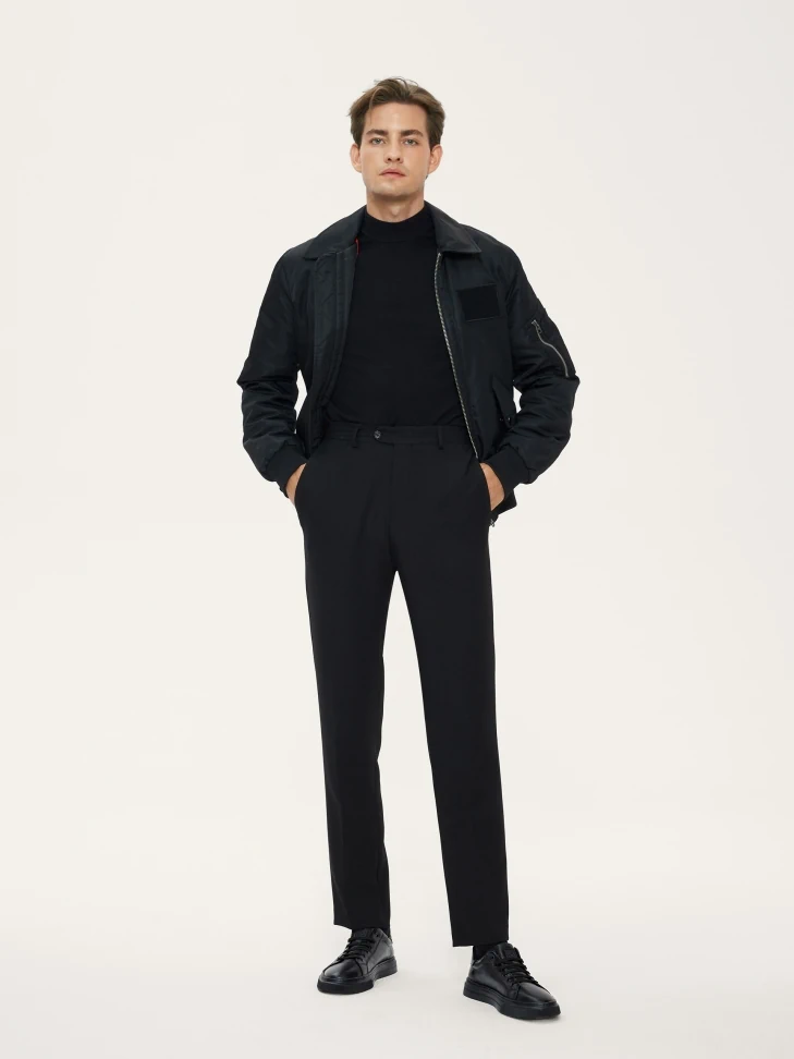 Kazar Men’s Black Leather Sneakers In KAZAR Monograms