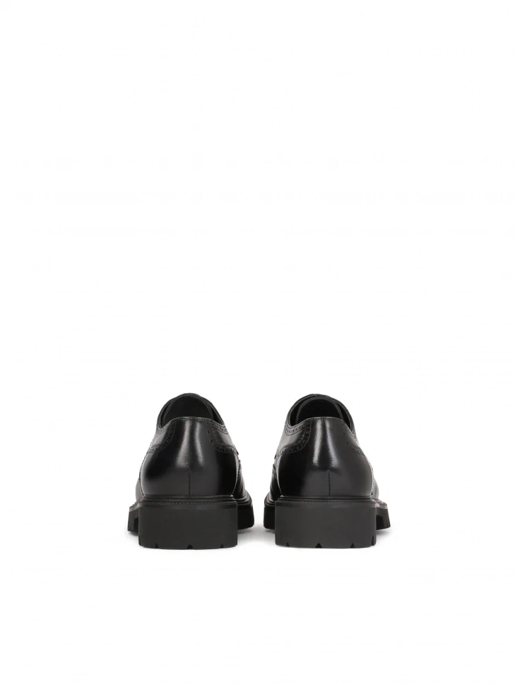 Kazar Men’s Classic Black Brogues Of Genuine Leather