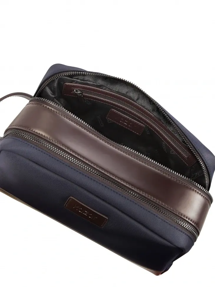 Kazar Men's Cosmetic Bag Made Of Combined Materials
