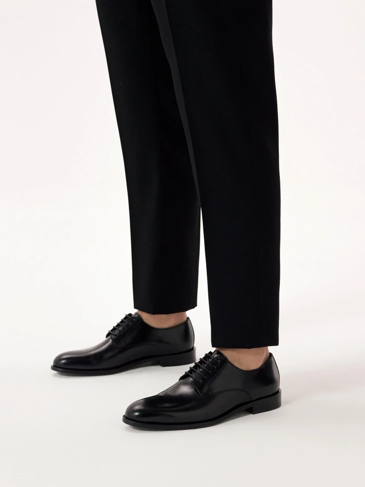 Kazar Men's Elegant Black Derby Shoes From The Limited Edition Collection