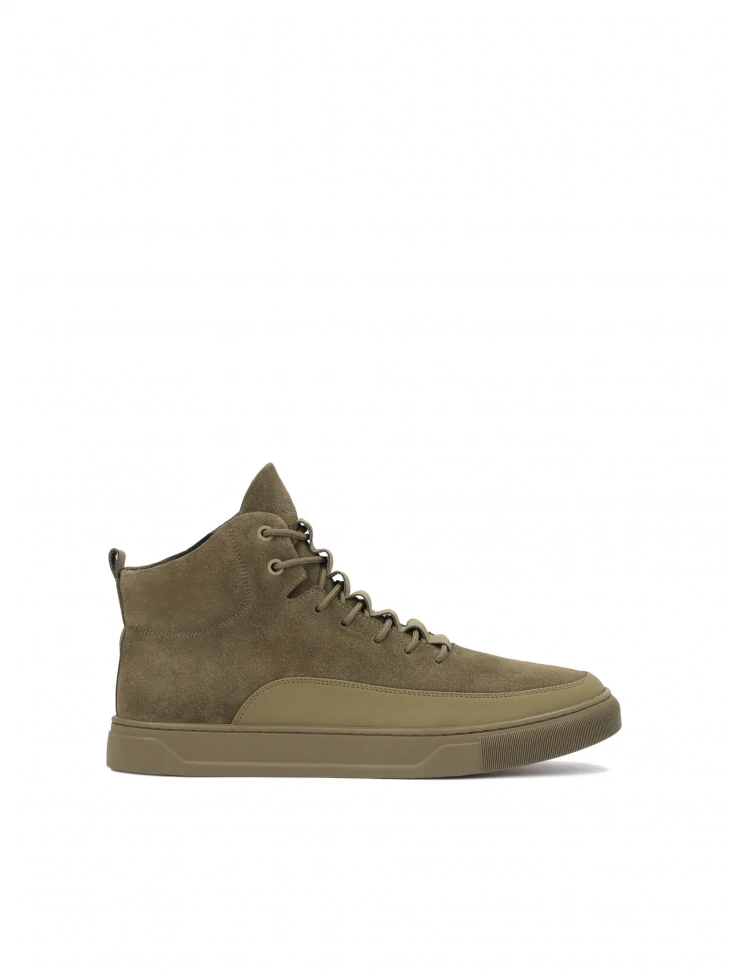 kazar Men’s high sneakers made of two types of leather