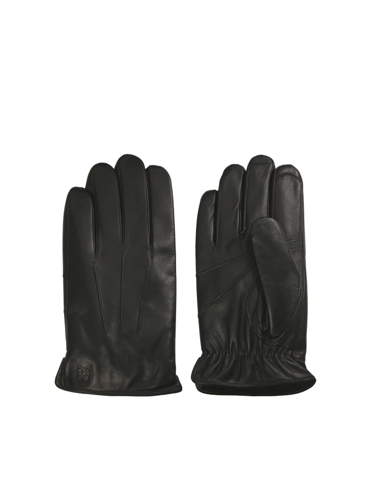 Kazar Men's Leather Gloves With Touch Screen Function