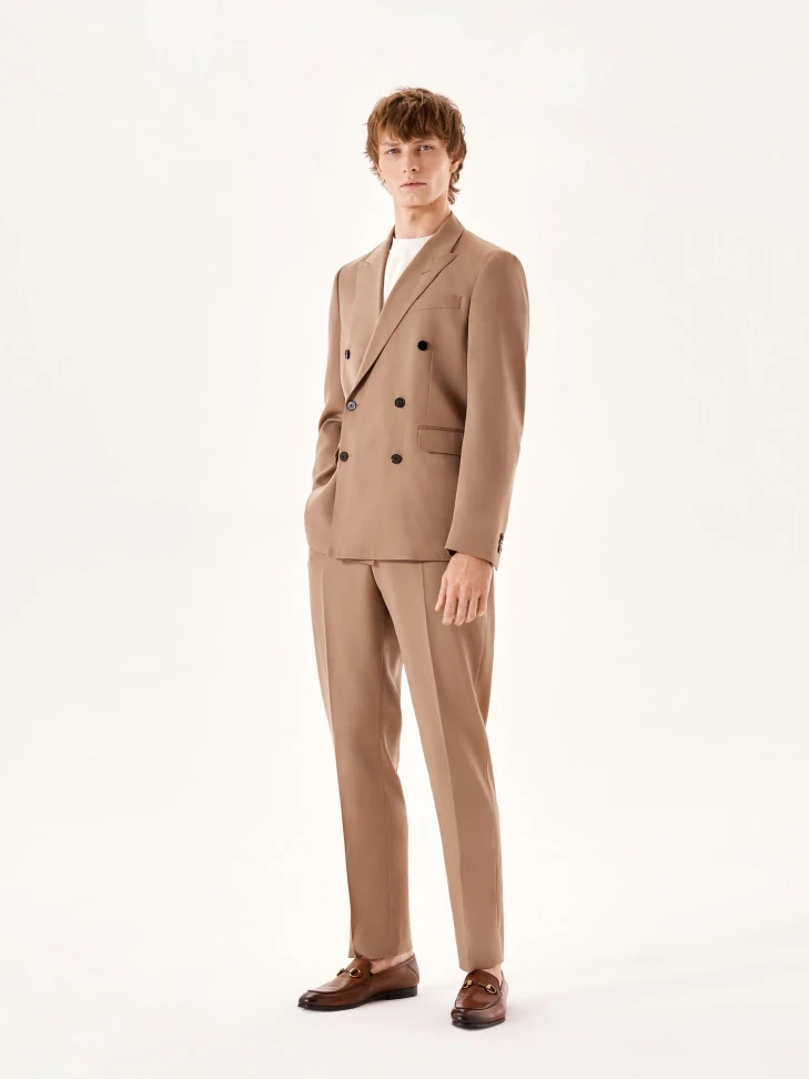 Kazar Men's Leather Loafers With A Metal Decoration