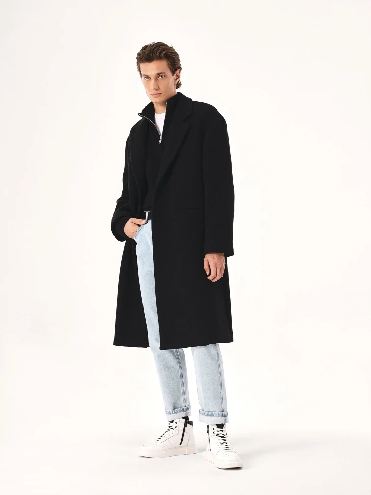 Kazar Men's Leather Sneakers With Ankle-length Upper