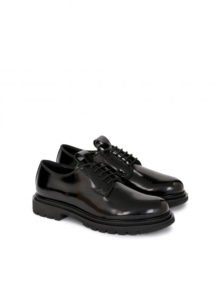 Kazar Men’s Minimalistic Derby Shoes With A Thick Grooved Sole