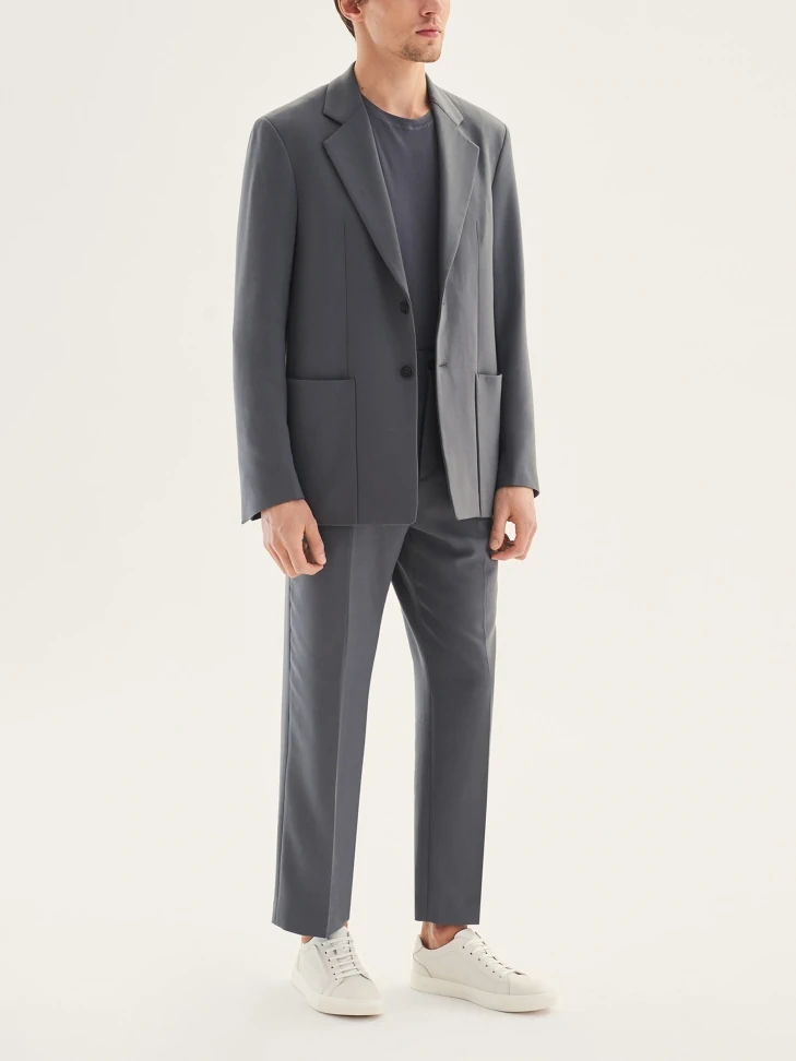 Kazar Men's Minimalistic Off-white Leather Sneakers