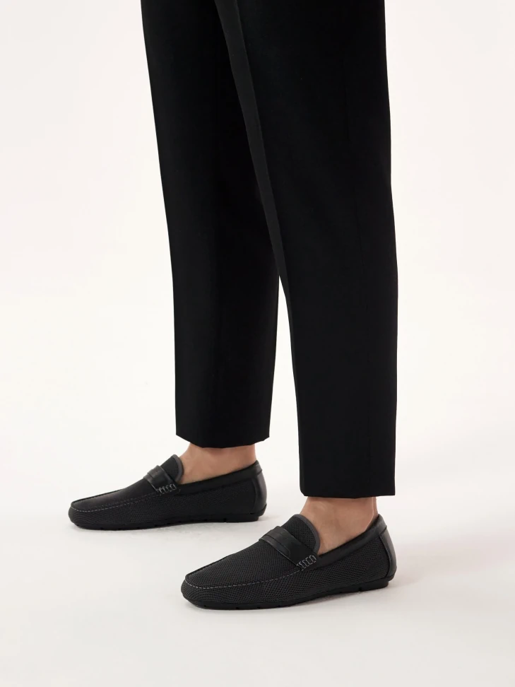 Kazar Men's Moccasins Made Of Bonded Materials On A Comfortable Sole