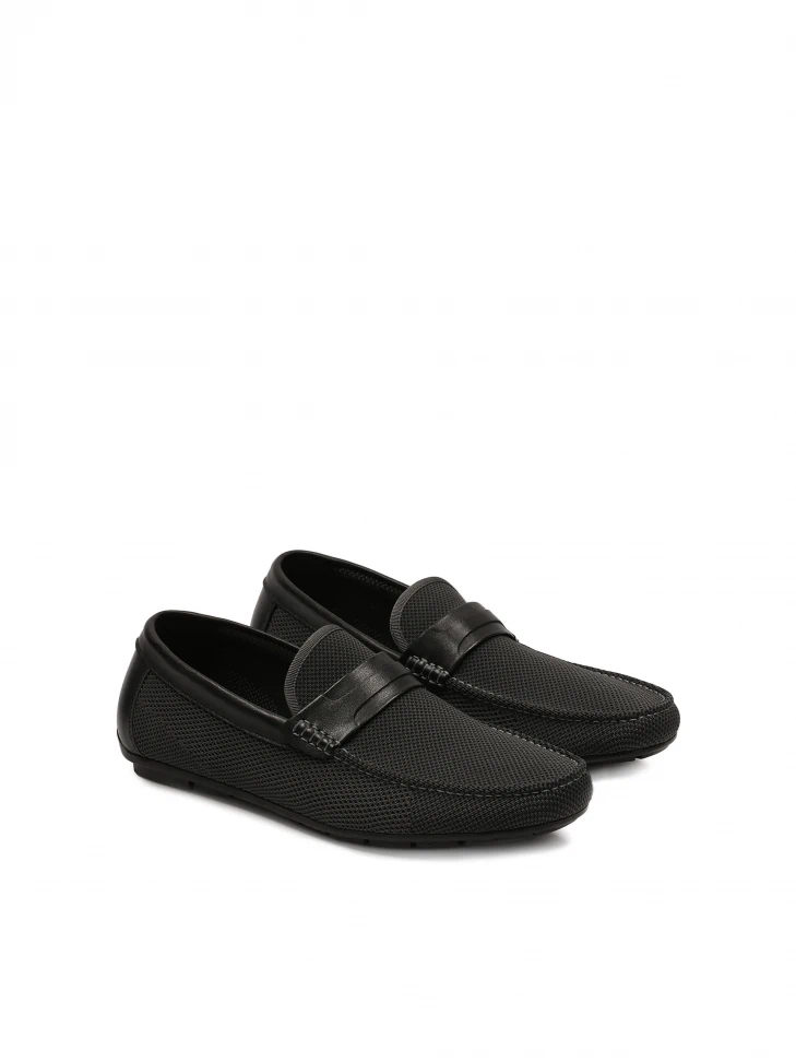 Kazar Men's Moccasins Made Of Bonded Materials On A Comfortable Sole