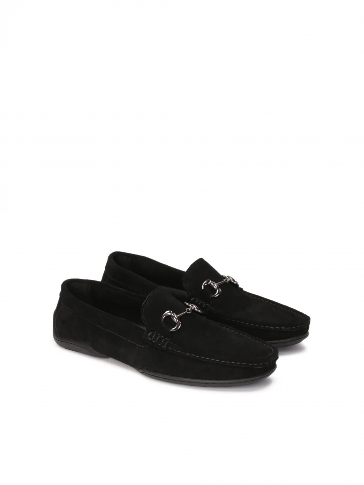 Kazar Men's Slip On Moccasins Made Of Suede Leather