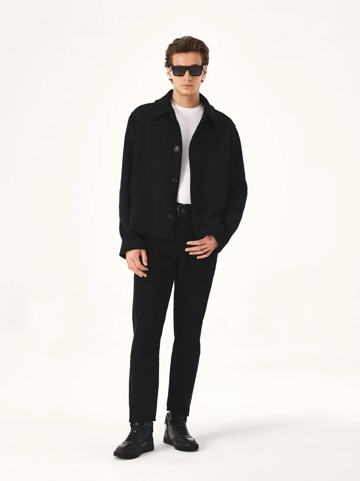 Kazar Men's Smooth Leather Sneakers With Rubber Toecap