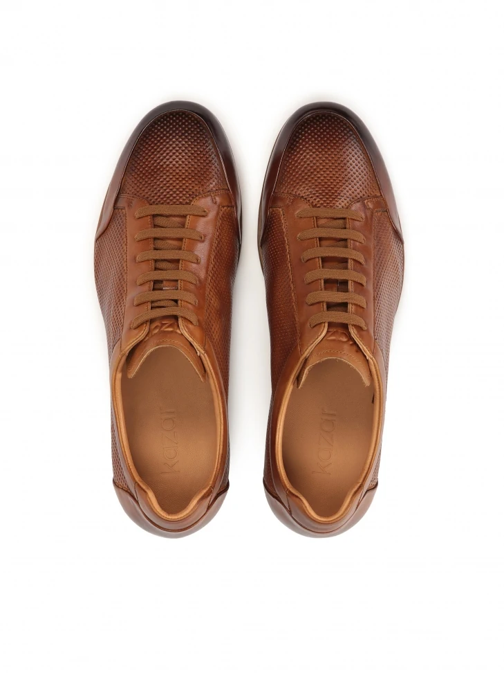 Kazar Men's Suede Casual Shoes With A Layered Upper