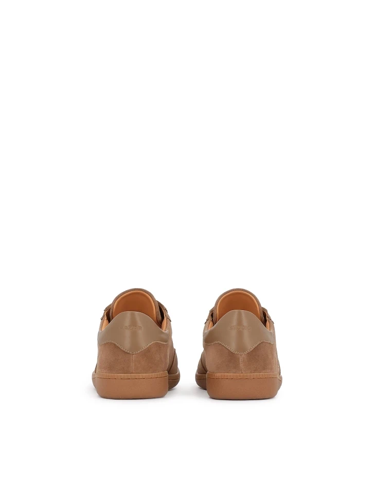 Kazar Men's Suede Sneakers In A Shade Of Chocolate Brown