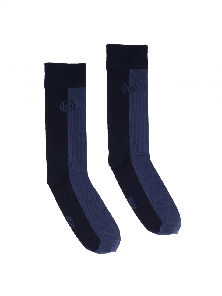 Kazar Navy Blue Premium Socks Made Of High-quality Cotton