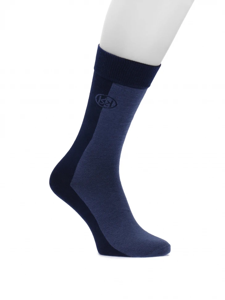 kazar Navy blue premium socks made of high-quality cotton