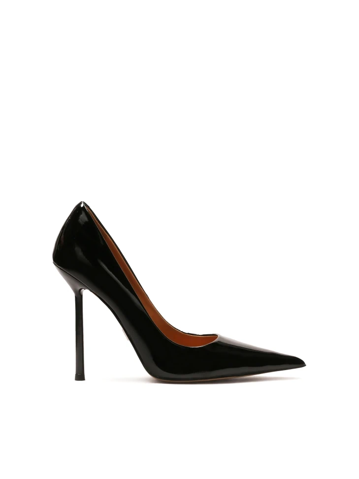kazar Patent leather black pumps with a slender heel