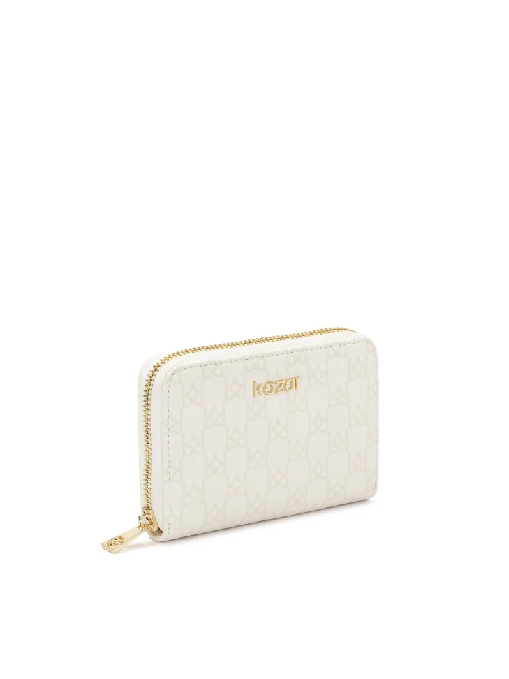 Kazar Patterned Small Wallet Made Of Natural Leather