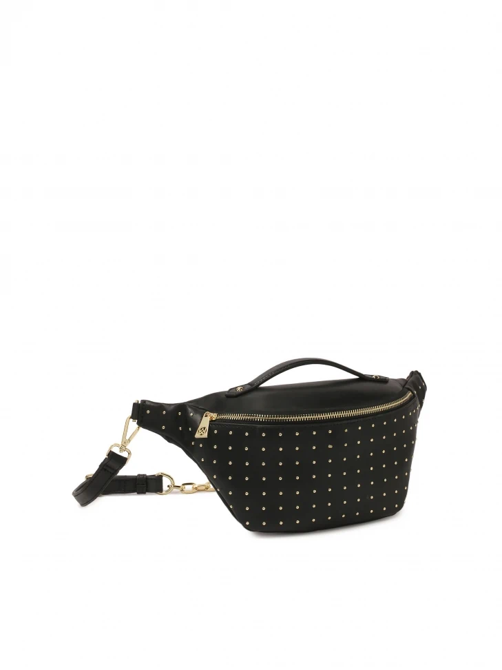 Kazar Practical Leather Kidney Decorated With Rivets