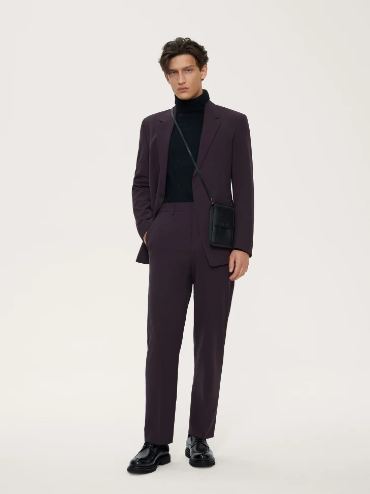 Kazar Practical Small Men's Bag Made Of Full Grain Leather