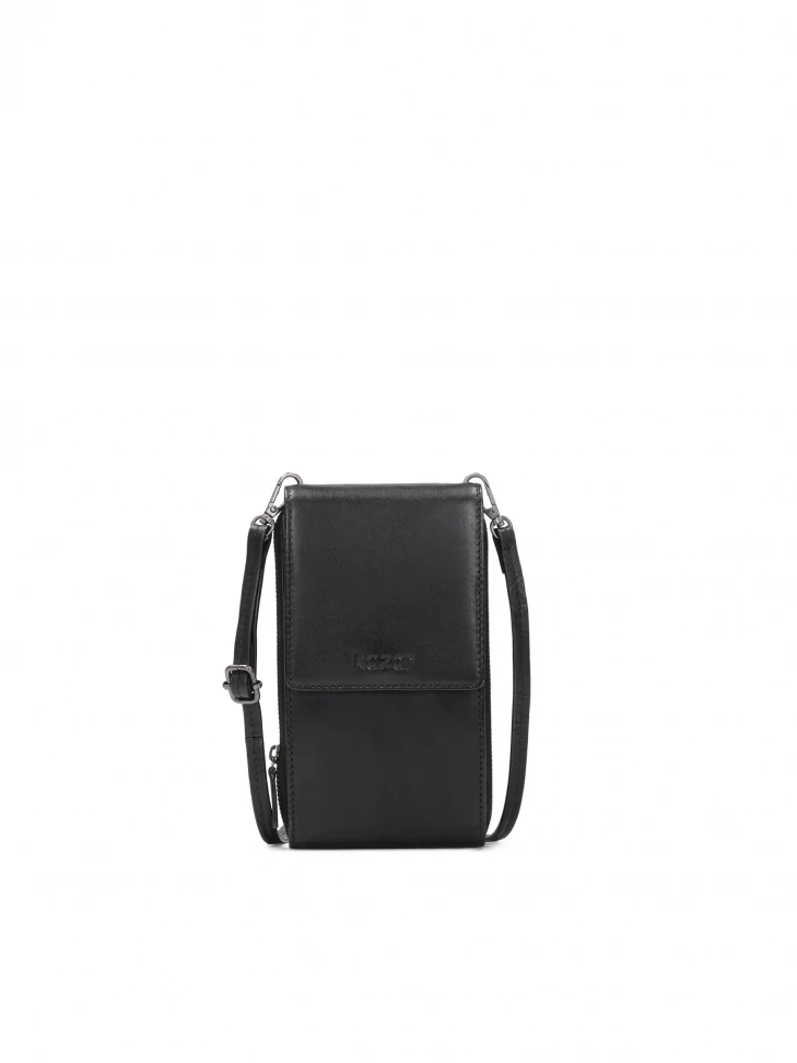 kazar Practical small men's bag made of full grain leather