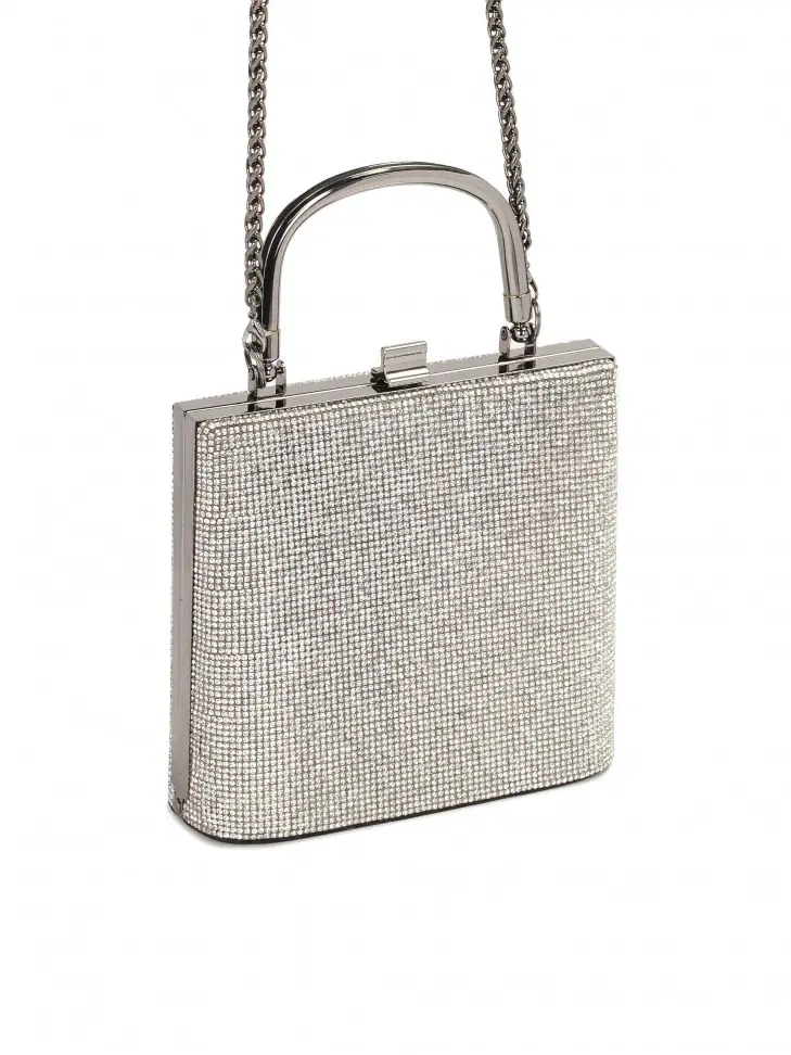 Kazar Small Elegant Bag Decorated With Cubic Zirconias