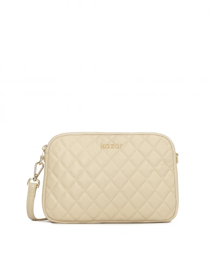 kazar Small handbag with quilted design on leather strap