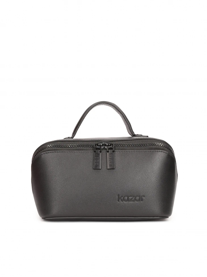 kazar Small leather cosmetic case with regular shape