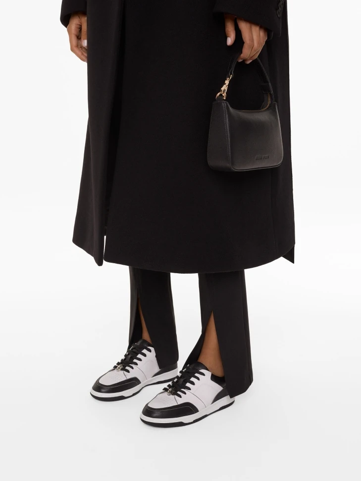 Kazar Small Leather Shoulder Bag With A Zipped Compartment