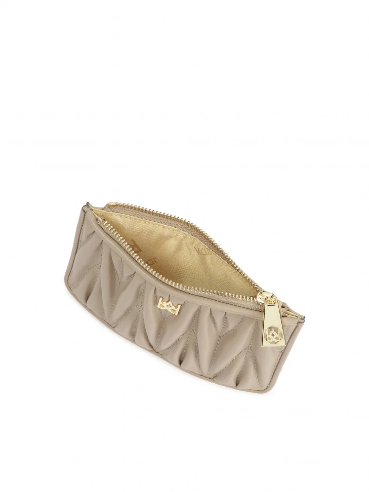 Kazar Small Wallet With Zipper Pocket And Card Slot