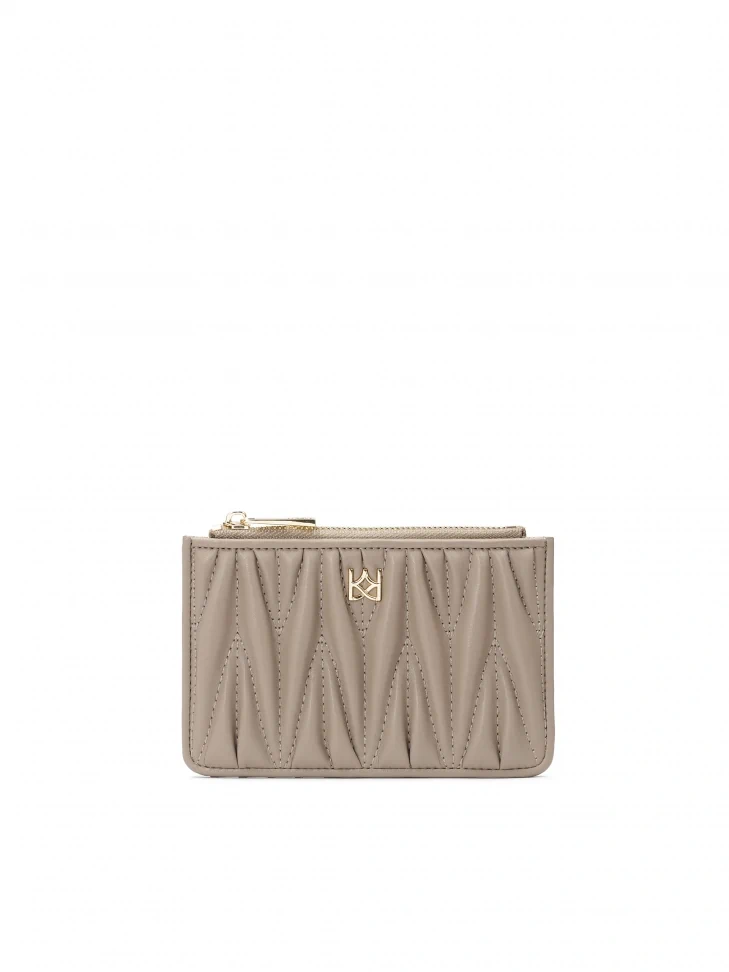 kazar Small wallet with zipper pocket and card slot