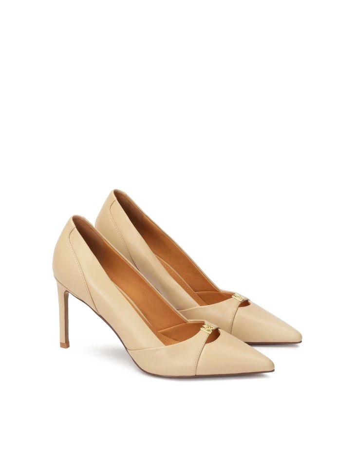 Kazar Stiletto Pumps With Cut-out Upper On The Front