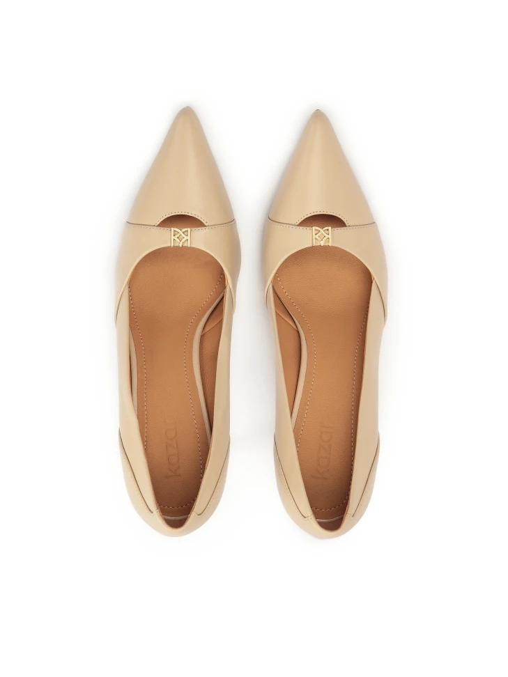 Kazar Stiletto Pumps With Cut-out Upper On The Front