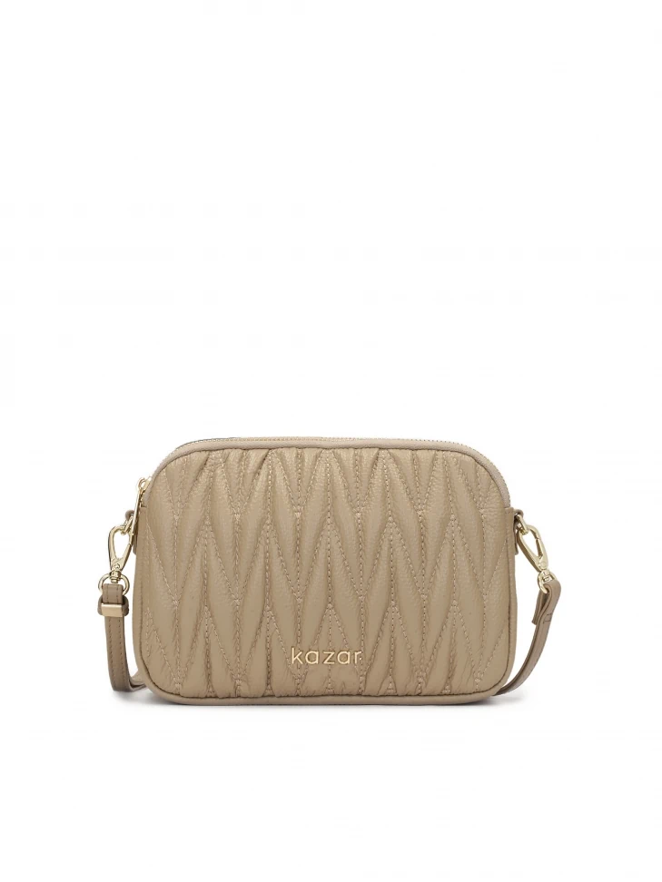 Kazar Strikingly Quilted Handbag With Shoulder Strap