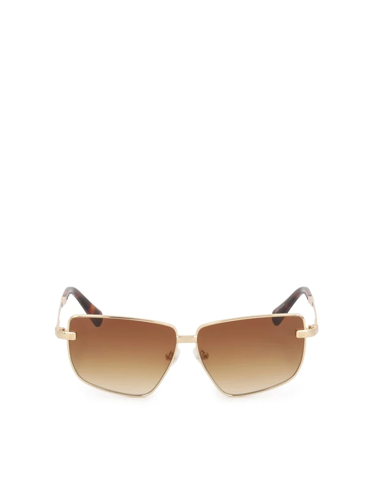 kazar Sunglasses with metal frame and brown glasses