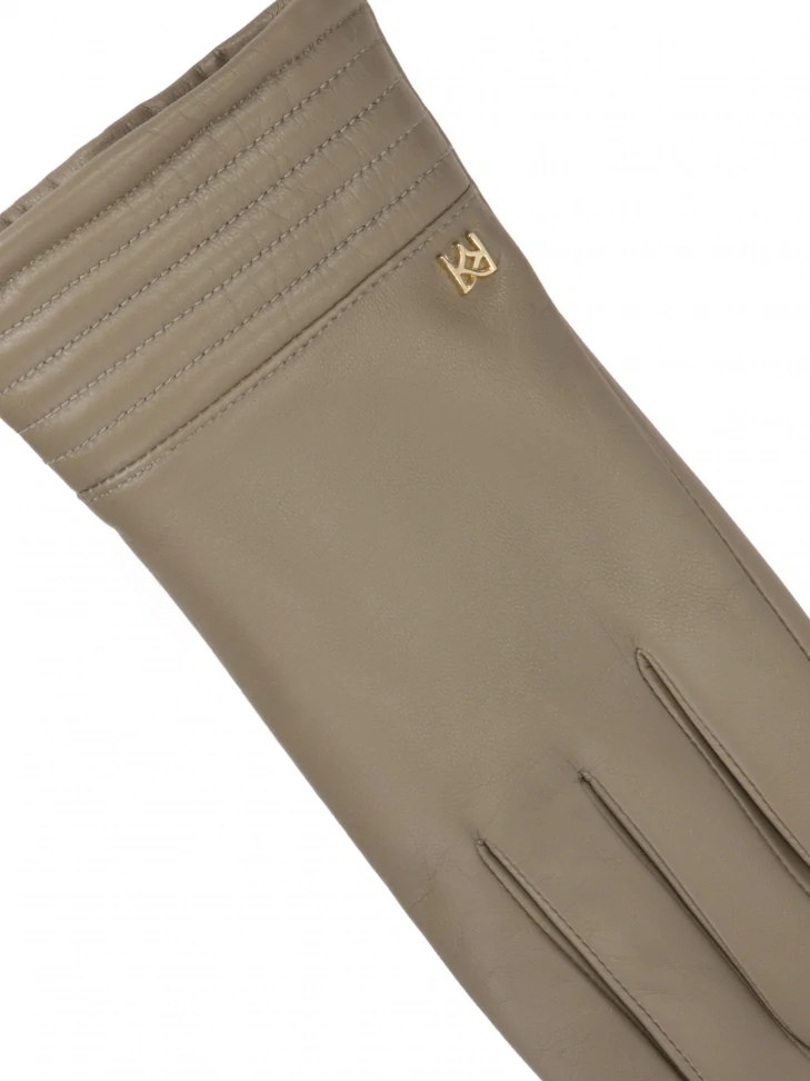 Kazar Taupe Women's Gloves With Touch Screen Function