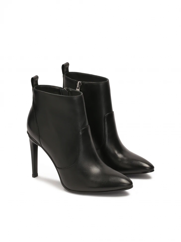 Kazar Timeless Black Boots On A Slender Stiletto Heel