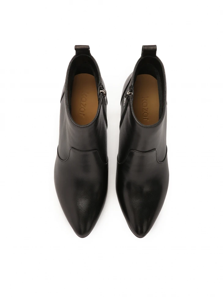 Kazar Timeless Black Boots On A Slender Stiletto Heel