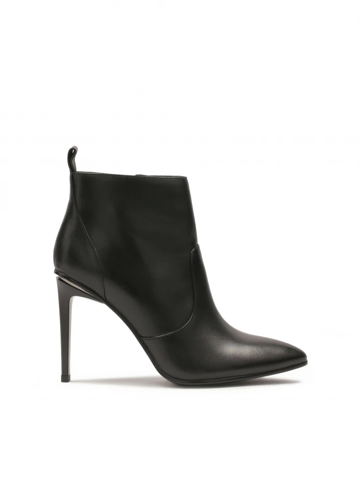 kazar Timeless black boots on a slender stiletto heel