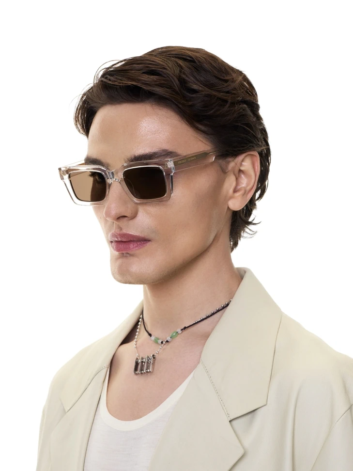 Kazar Transparent Men's Glasses With Anti-reflective Coating