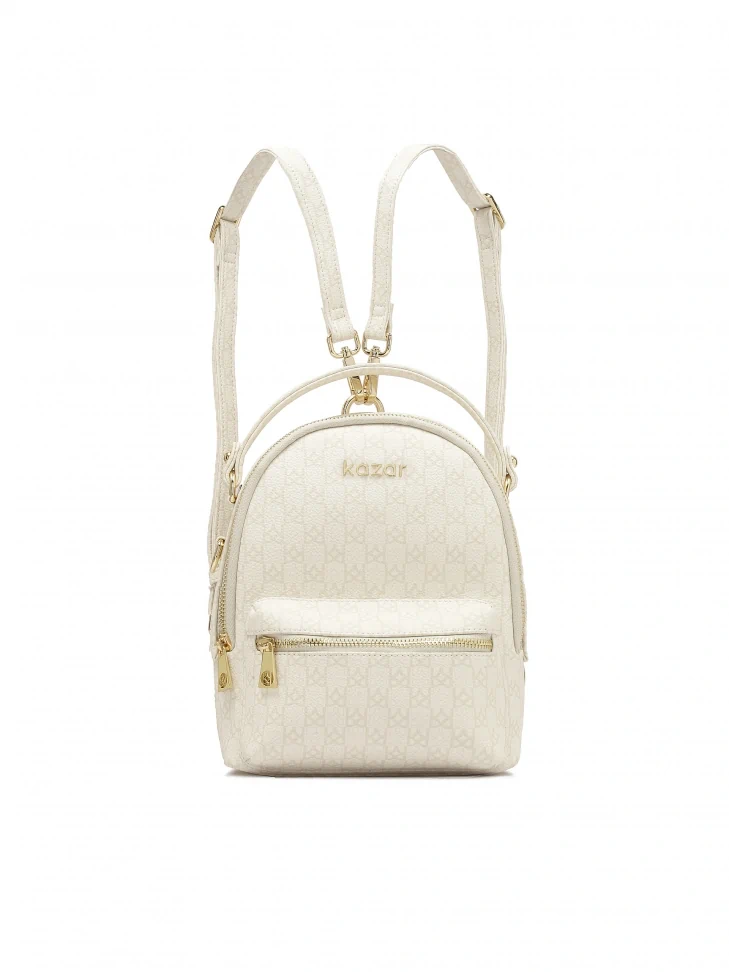 kazar Urban dual-purpose backpack in KAZAR monograms