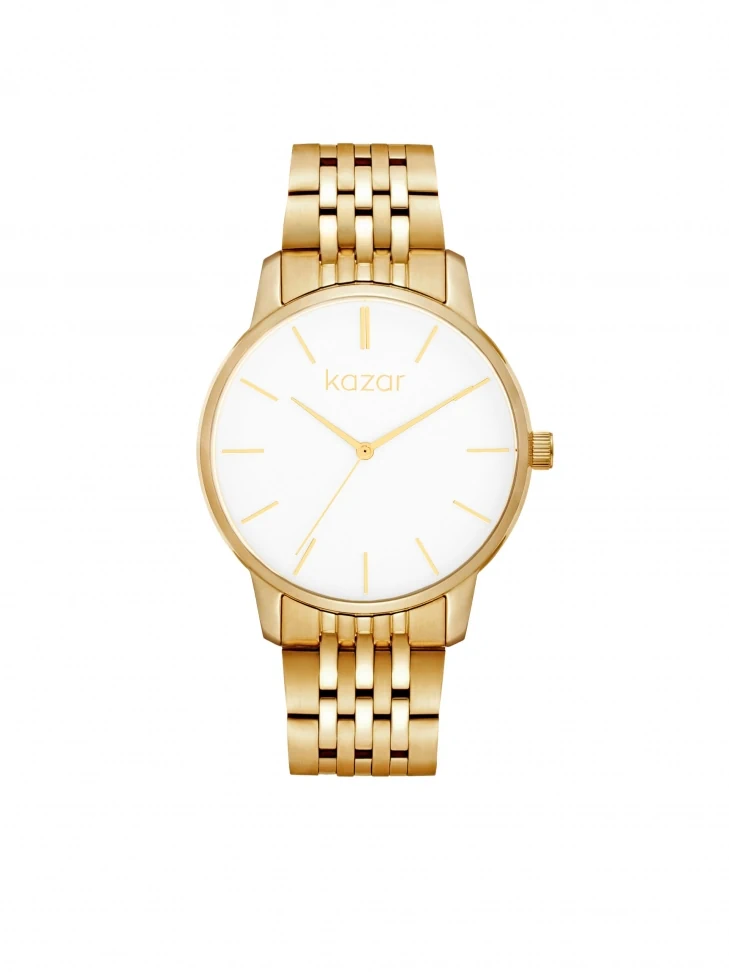 kazar Women's watch with gold bracelet and minimalist dial