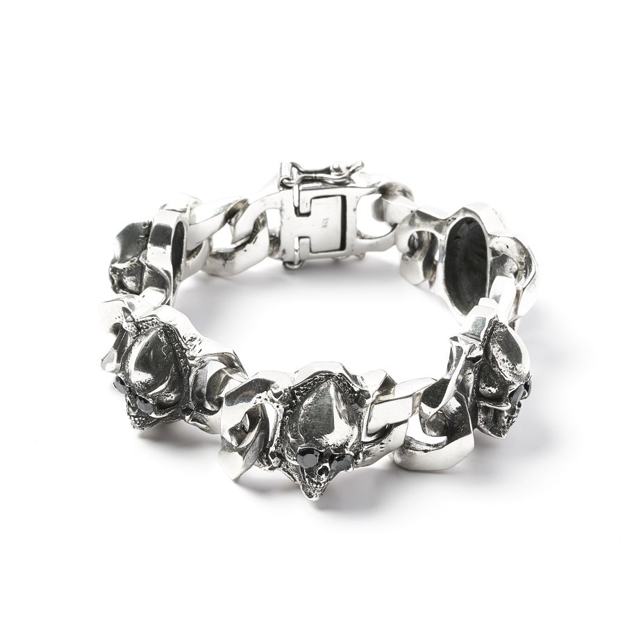 kd2024 KDBR020 BRACELET 3 SKULL