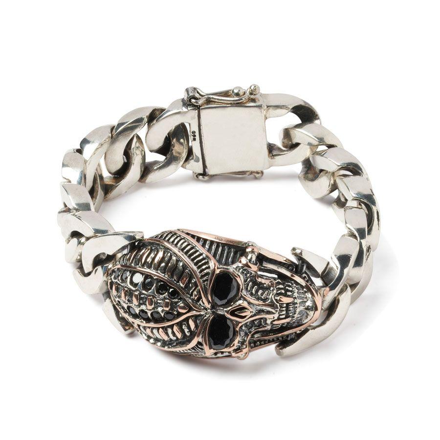 Kd2024 KDBR021 BRACELET SKULL ALIEN HEAD