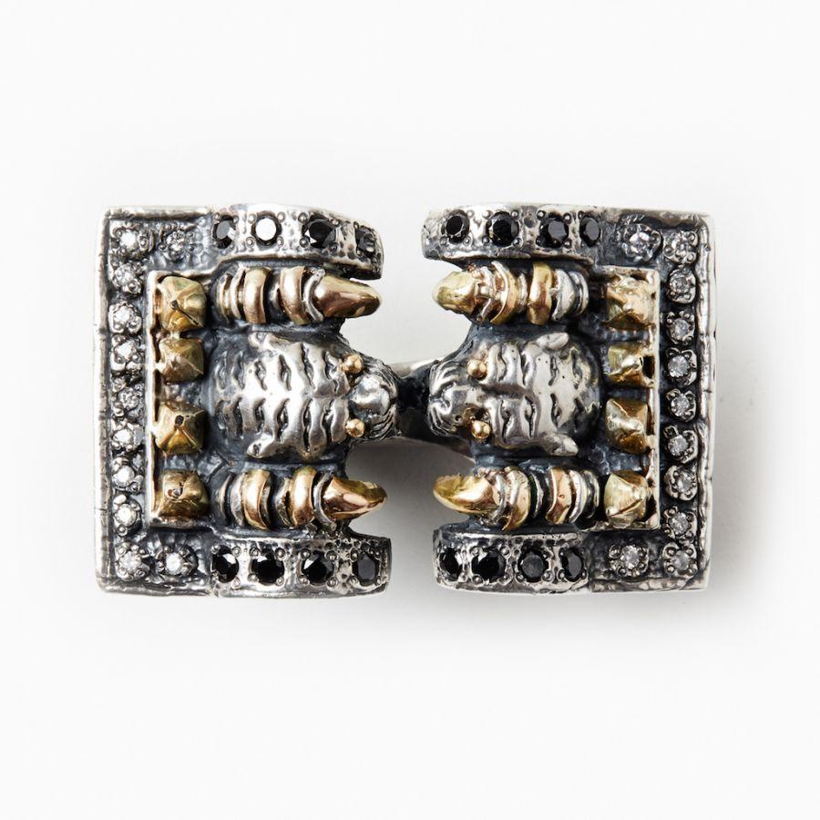 Kd2024 KDLURI001 RING JAGUAR ABSTRACT