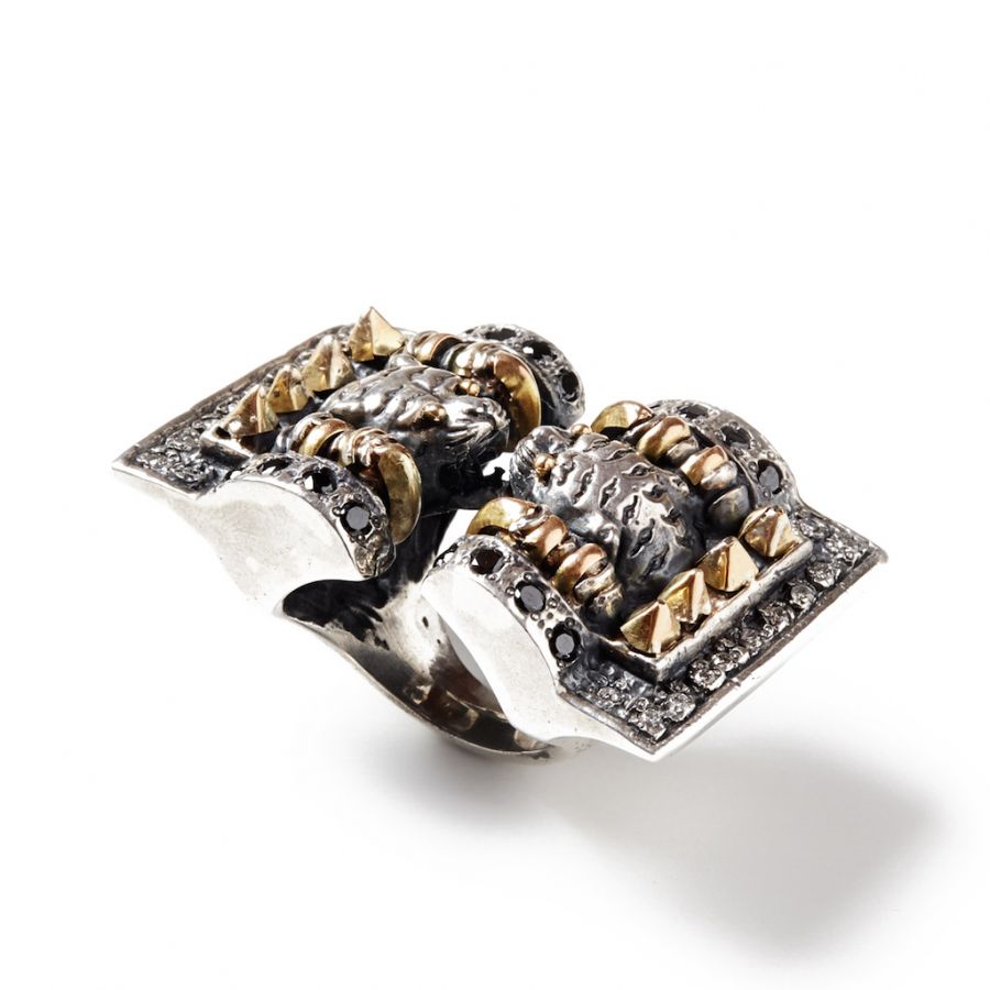 kd2024 KDLURI001 RING JAGUAR ABSTRACT