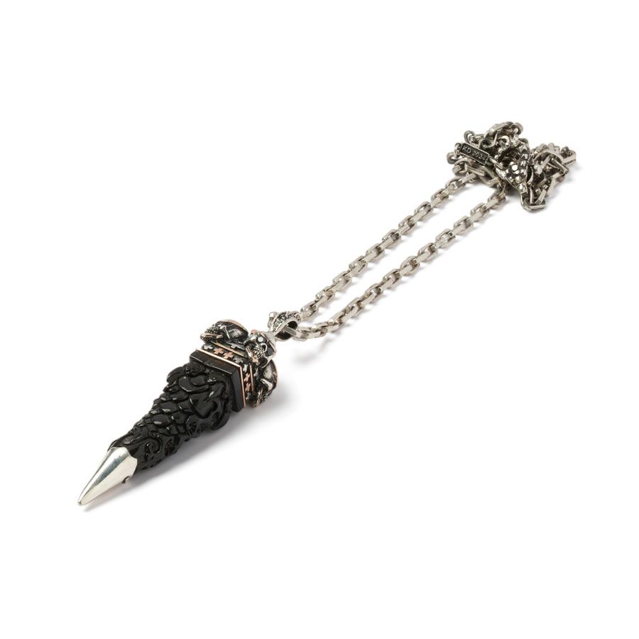 Kd2024 KDPE043 PENDANT SKULL KANNIBAL HORN