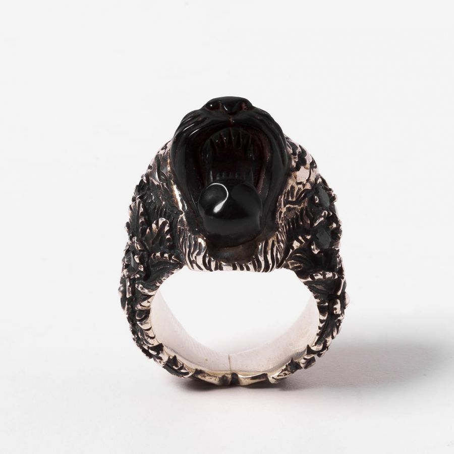 Kd2024 KDRI052 RING TIGER HORN FACE