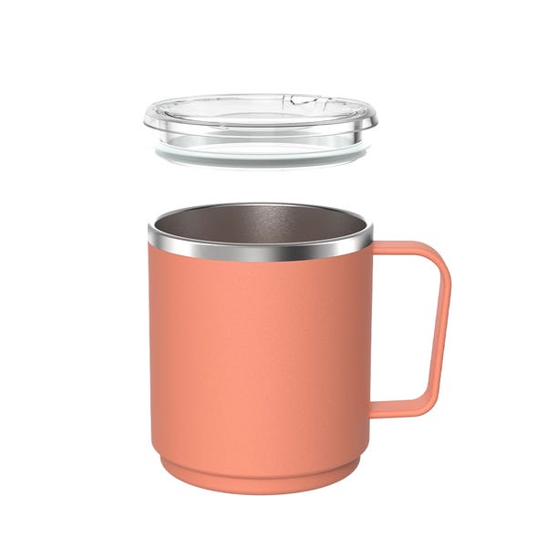 Keep Cup Camp Mug - M 12oz Clay Bone White / Nitro Black