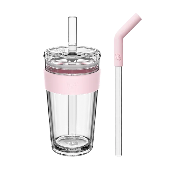 keep cup Cold Cup Longplay + Straw - L 16oz Pashmak Pink