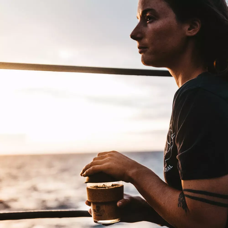 Keep Cup KeepCup X Sea Shepherd - Brew Cork Poppy