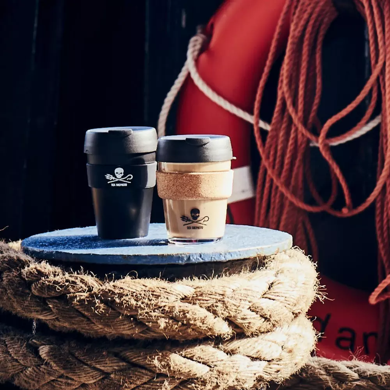 Keep Cup KeepCup X Sea Shepherd - Brew Cork Poppy